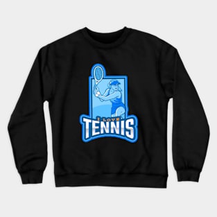 I Love Tennis Crewneck Sweatshirt